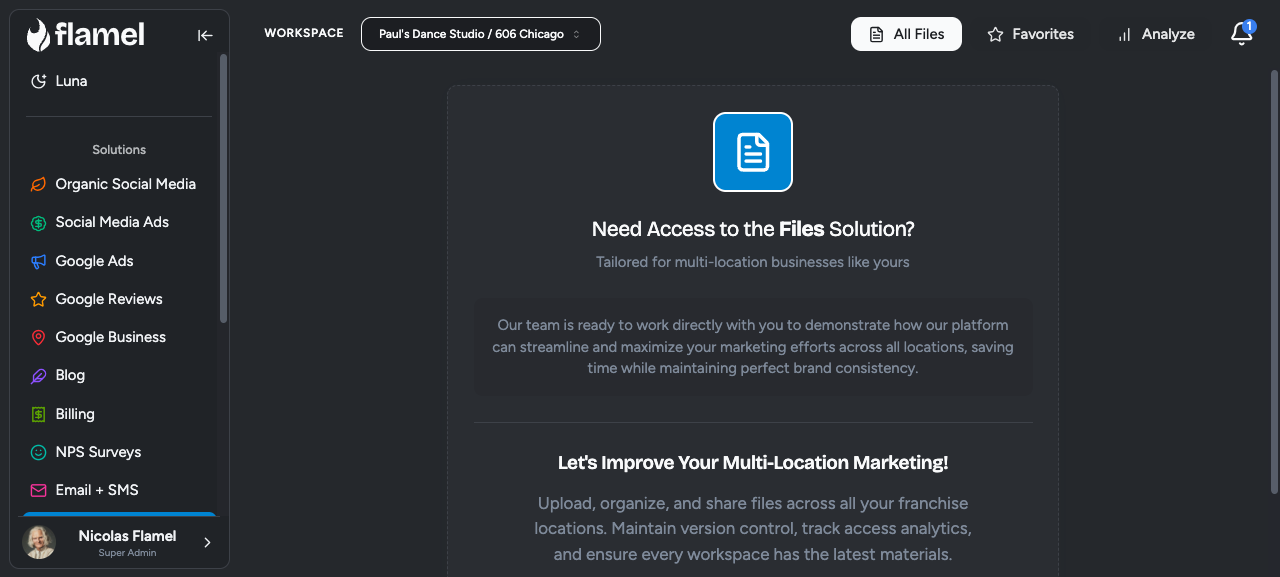 files screen