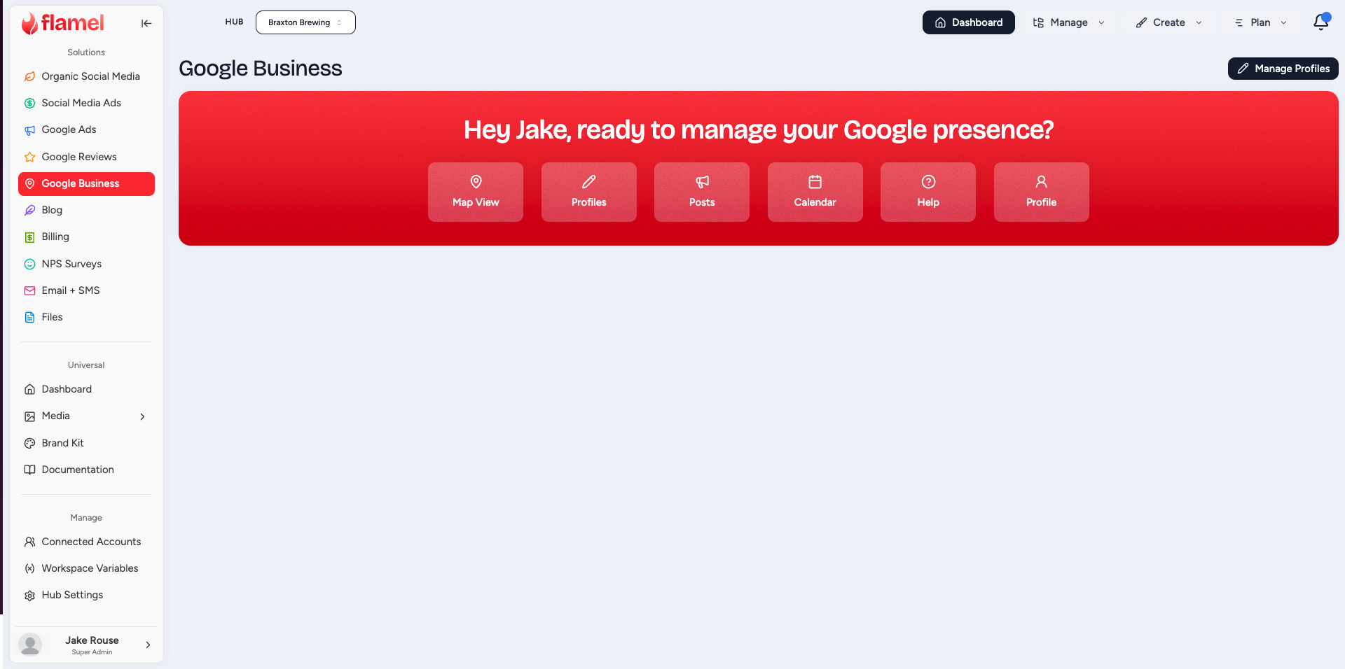 Google Business Profile post composer