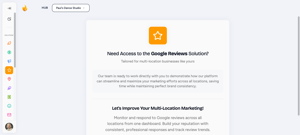 Google Reviews list with reply controls