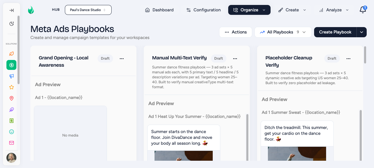 Playbook opt-in launch checklist